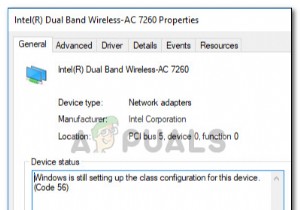แก้ไข:Windows ยังคงตั้งค่าการกำหนดค่าคลาสสำหรับอุปกรณ์นี้ 
