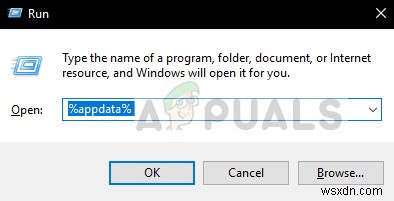 แก้ไข:ไม่พบโฟลเดอร์ AppData Windows 10 