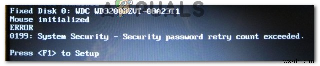 แก้ไข:Windows Error 0199 Security Password Retry Count Exceeded 