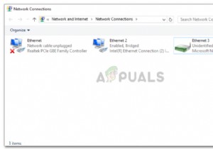 แก้ไข:Ethernet Undentified Network บน Windows 10 