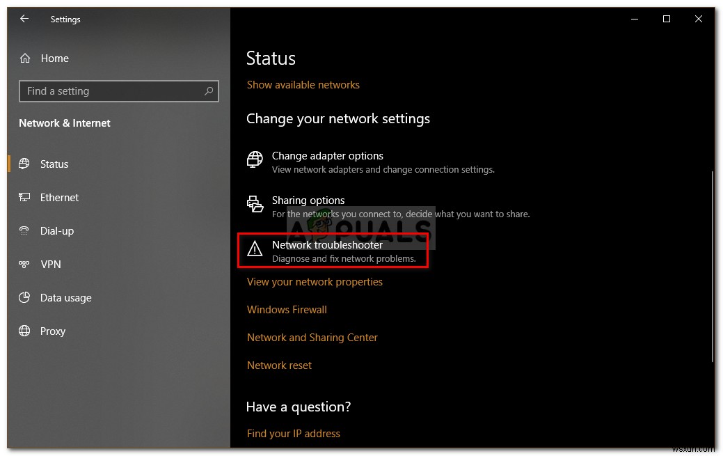 แก้ไข:Ethernet Undentified Network บน Windows 10 