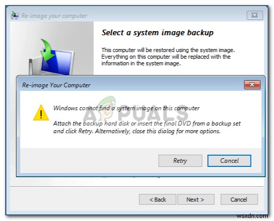 แก้ไข:Windows ไม่พบภาพระบบในคอมพิวเตอร์เครื่องนี้ 