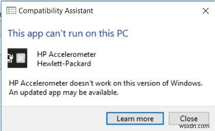แก้ไข:HP Accelerometer ไม่ทำงานบน Windows เวอร์ชันนี้ 