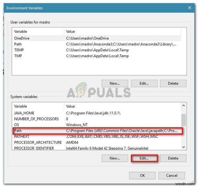 แก้ไข:Java เริ่มต้นแล้ว แต่ส่งคืนรหัสออก =13 Eclipse 