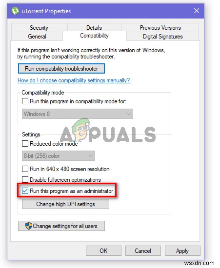 แก้ไข:การเข้าถึง uTorrent ถูกปฏิเสธ 