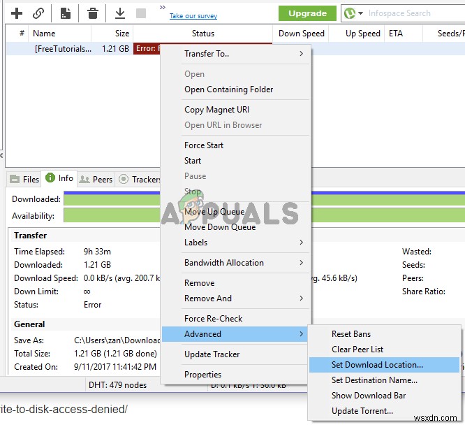 แก้ไข:การเข้าถึง uTorrent ถูกปฏิเสธ 