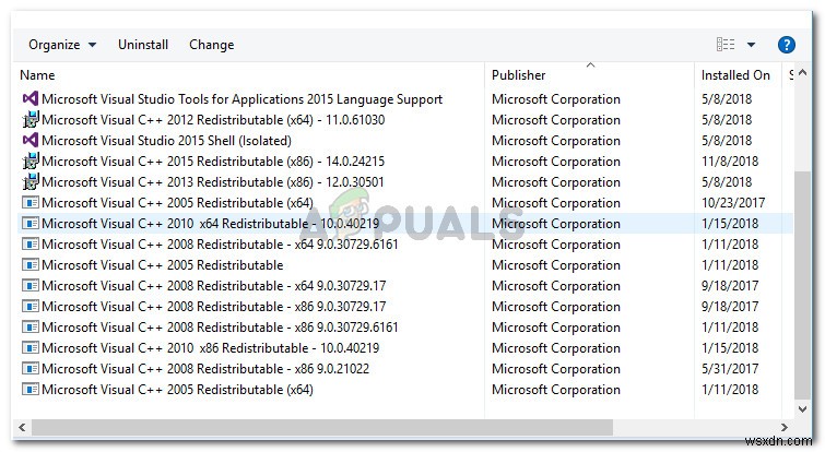 แก้ไข:เกิดข้อผิดพลาดระหว่างการติดตั้งแอสเซมบลี Microsoft.VC80.CRT 