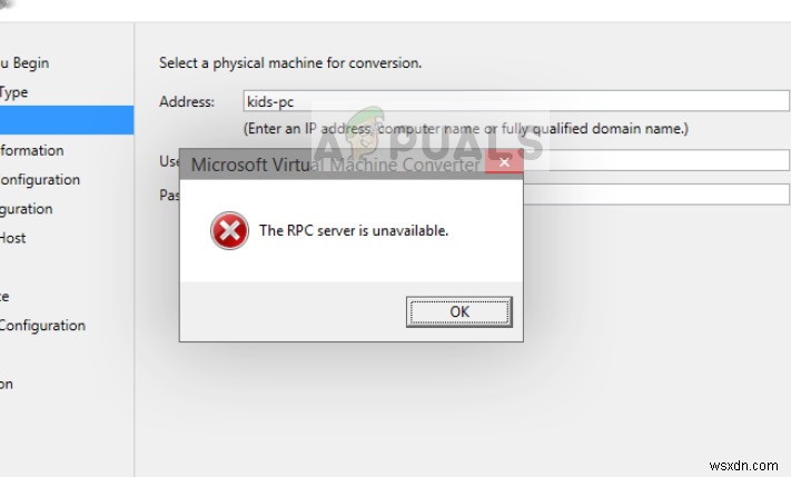 แก้ไข:การสำรองข้อมูลล้มเหลวด้วย RPC Error 0x800706BA 