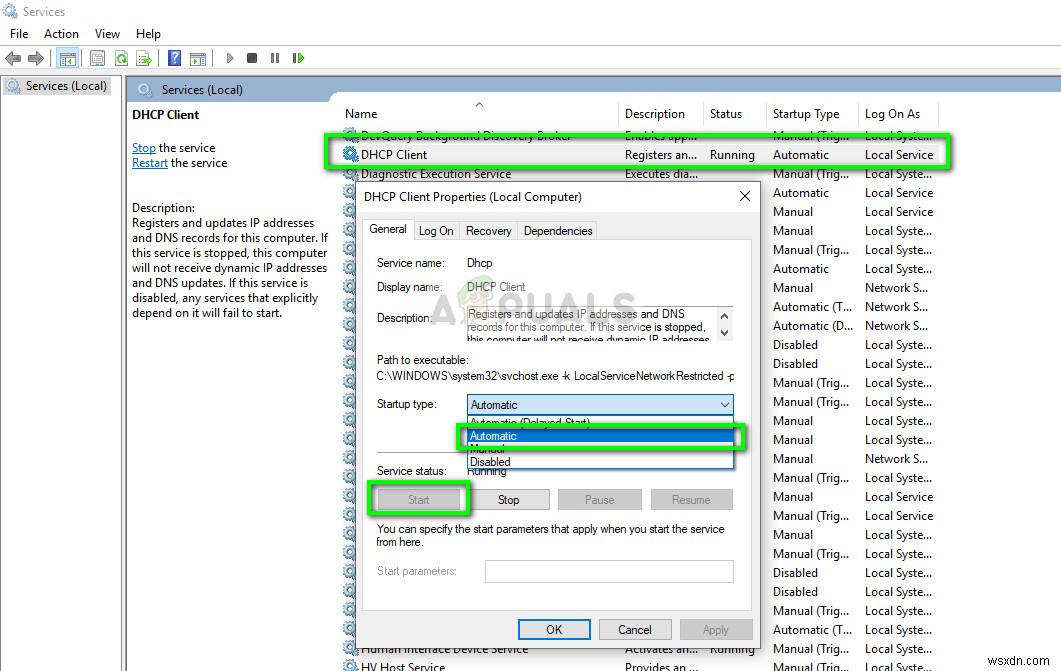 แก้ไข:ไม่ได้เปิดใช้งาน DHCP สำหรับ Ethernet 