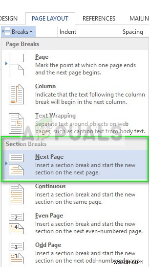 วิธีสร้างแนวนอนหน้าเดียวบน Microsoft Word 