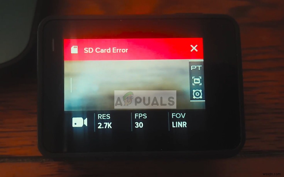 แก้ไข:ข้อผิดพลาด GoPro SD Card 