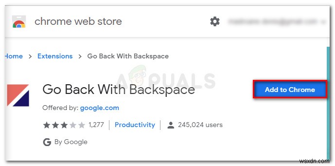 แก้ไข:ทางลัด Backspace ไม่ทำงานใน Google Chrome 