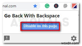 แก้ไข:ทางลัด Backspace ไม่ทำงานใน Google Chrome 