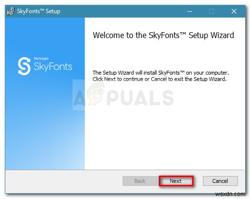 วิธีการติดตั้งฟอนต์ด้วย SkyFonts บน Windows 