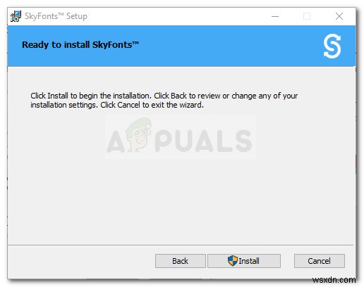 วิธีการติดตั้งฟอนต์ด้วย SkyFonts บน Windows 