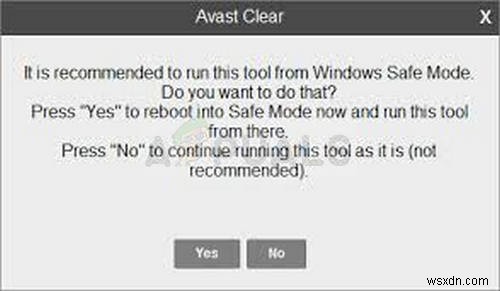 วิธีแก้ไขข้อผิดพลาดที่ไม่รู้จักบน Avast เมื่ออัปเดต 