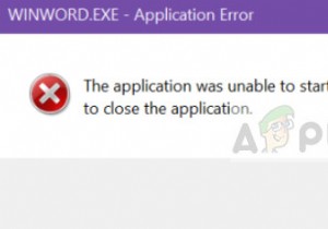 วิธีแก้ไขข้อผิดพลาดแอปพลิเคชัน Microsoft Word WinWord.exe 