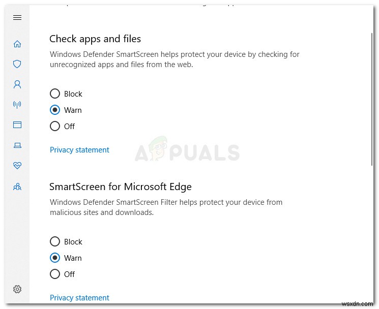 วิธีแก้ไข  ไม่สามารถเข้าถึง Windows Smartscreen  