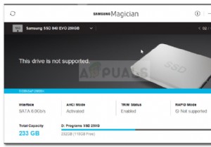 แก้ไข:Samsung Magician ไม่รู้จัก SSD 