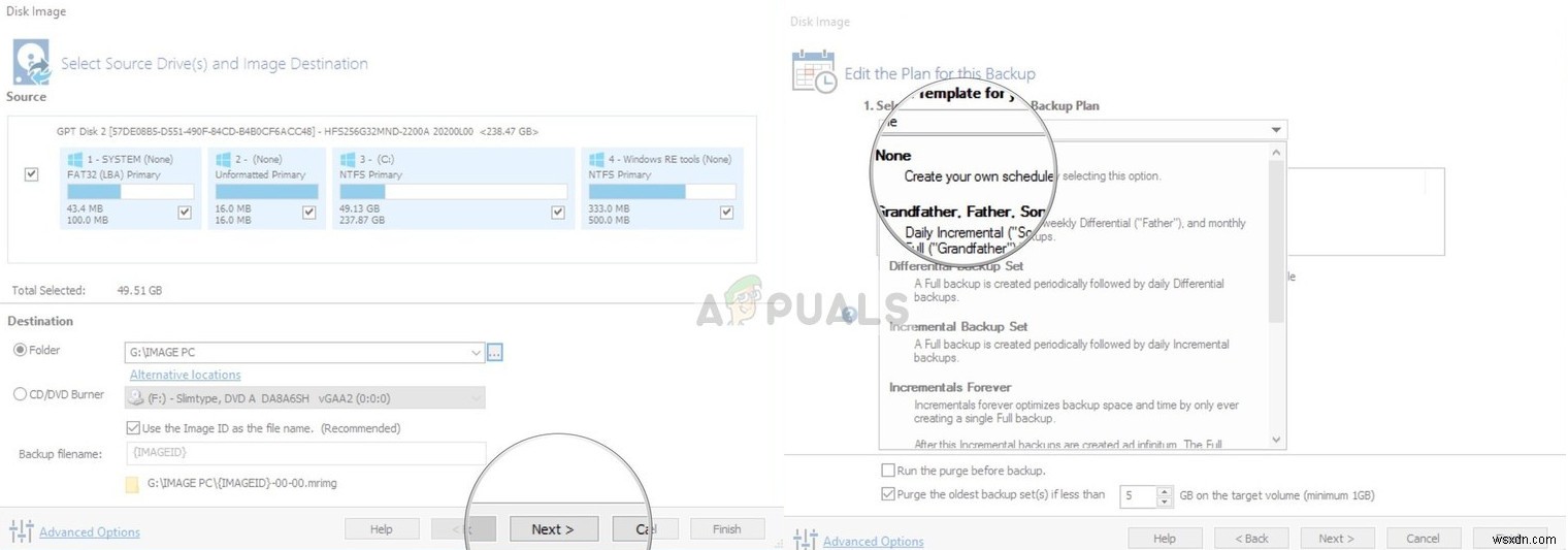 วิธีการแก้ไข  Macrium สะท้อนการโคลนล้มเหลว  Error 