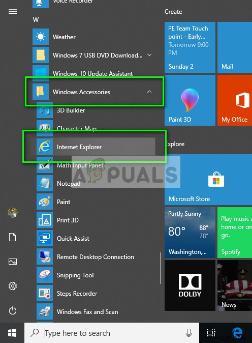 วิธีนำ Internet Explorer กลับมาใน Windows 10 