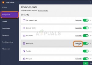แก้ไข:Avast Web Shield จะไม่เปิดขึ้น 
