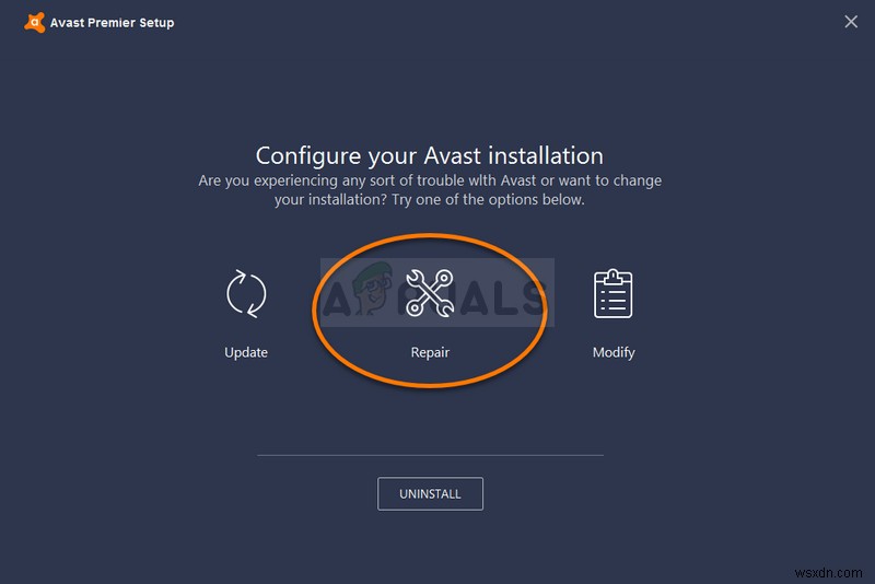 แก้ไข:Avast Web Shield จะไม่เปิดขึ้น 