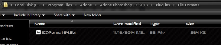 วิธีเปิดไฟล์ ICO ใน PhotoShop CC 