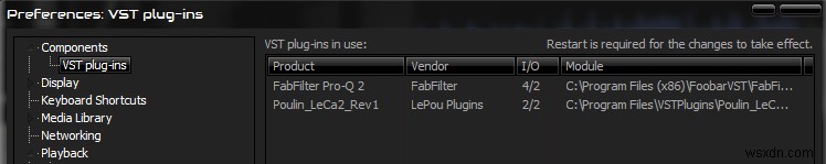 วิธีใช้ปลั๊กอิน VST ใน Foobar