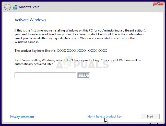 แก้ไข:คอมพิวเตอร์เริ่มทำงานโดยใช้สื่อการติดตั้ง Windows 