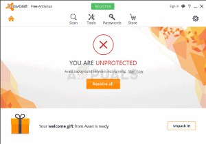 วิธีแก้ไขบริการพื้นหลังของ Avast ไม่ทำงาน 