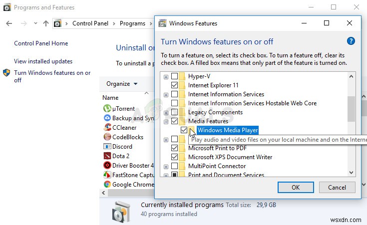 แก้ไข:Windows Media Player พบปัญหาขณะเล่นไฟล์ 
