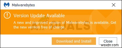 แก้ไข:ปิดเลเยอร์การป้องกันตามเวลาจริงของ Malwarebytes 