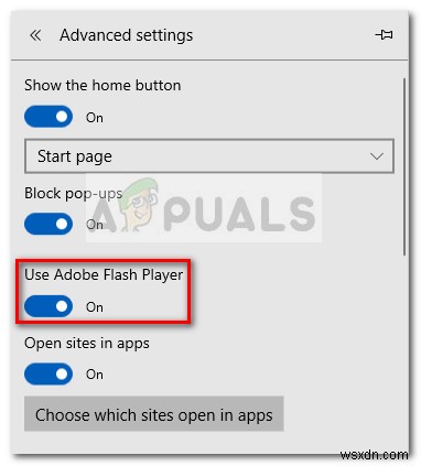วิธีเปิดหรือปิดใช้งาน Windows 10 Flash Player บน Microsoft Edge 