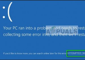 แก้ไข:ATTEMPTED_WRITE_TO_READONLY_MEMORY BSOD 