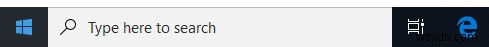 แก้ไข:แถบค้นหา Windows 10 หายไปจากแถบงาน 