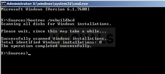 แก้ไข:การติดตั้ง Windows ที่ระบุทั้งหมด:0 