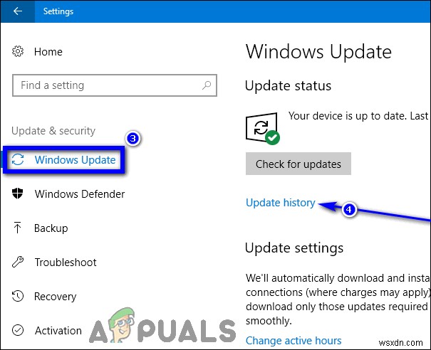 วิธีถอนการติดตั้ง Windows Updates 