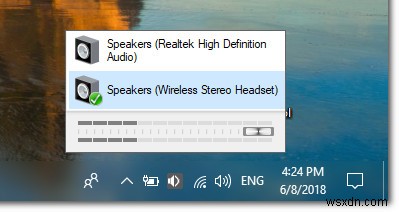 วิธีใช้ Fast Audio Switcher บน Windows 10 