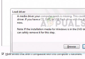 แก้ไข:ไม่มีไดรเวอร์สื่อที่คอมพิวเตอร์ของคุณต้องการ 