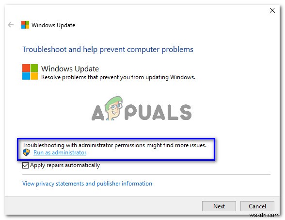 วิธีใช้ตัวแก้ไขปัญหา Windows Update ใน Windows 8 และ 10 