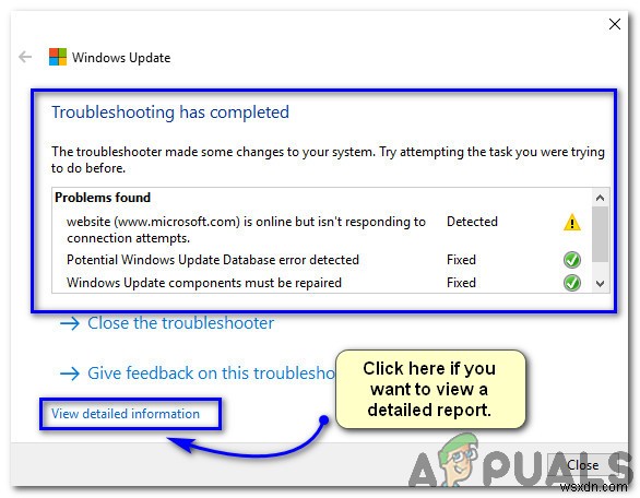 วิธีใช้ตัวแก้ไขปัญหา Windows Update ใน Windows 8 และ 10 