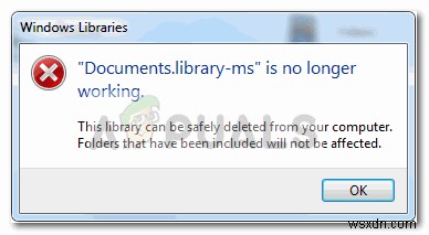 แก้ไข:Documents.library-ms ไม่ทำงาน 