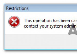 แก้ไข:นโยบายขององค์กรของคุณป้องกันไม่ให้เราดำเนินการนี้ให้เสร็จสิ้นสำหรับคุณ 