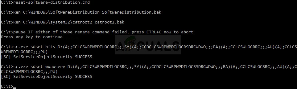 แก้ไข:ข้อผิดพลาดของ Windows Update 80240016 