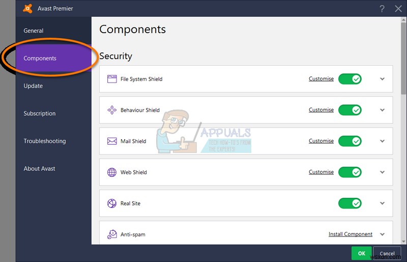 แก้ไข:การใช้งาน CPU สูงของ Avast Service 