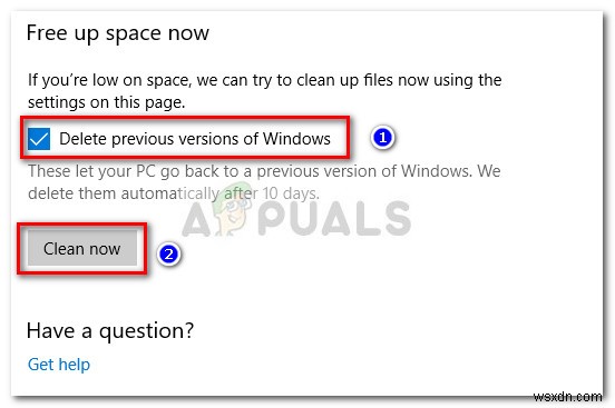 วิธีลบโฟลเดอร์ windows.old ใน Windows 10 
