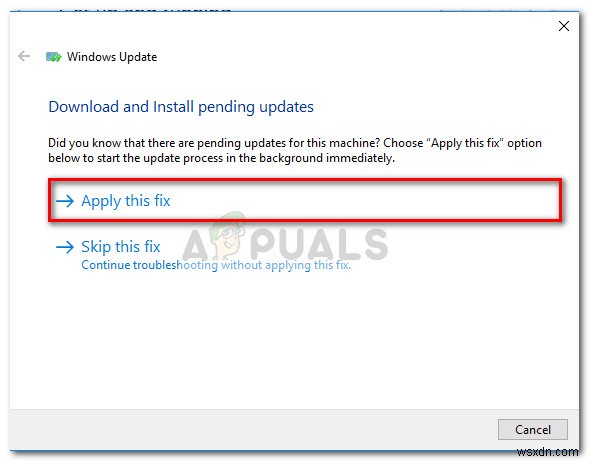 แก้ไข:ข้อผิดพลาด Windows Update 0x80240017 