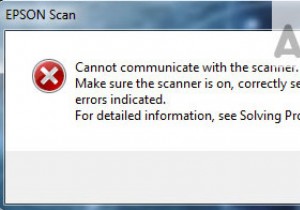 แก้ไข:Epson Scan ไม่สามารถสื่อสารกับ Scanner 
