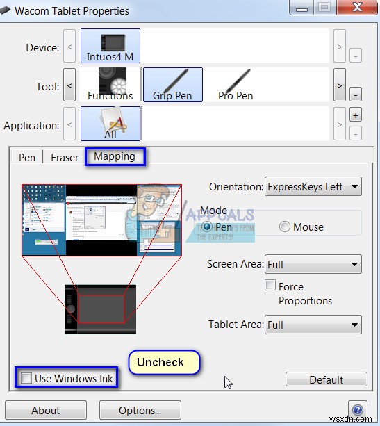 แก้ไข:ปากกา Wacom ไม่ทำงาน 